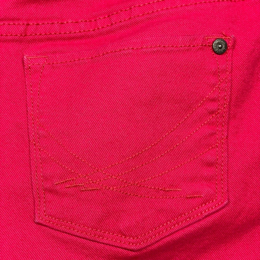Simply Vera Vera Wang Pants Womens 16 Pink Skinny Ankle Mid Rise Stretch Slim